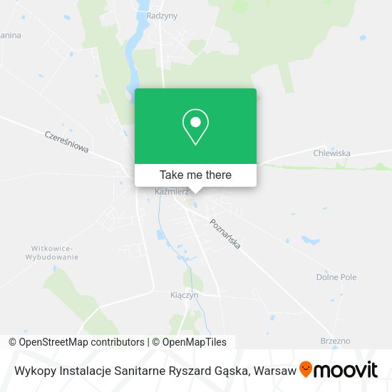 Wykopy Instalacje Sanitarne Ryszard Gąska map