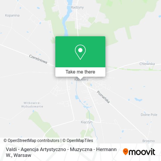 Valdi - Agencja Artystyczno - Muzyczna - Hermann W. map