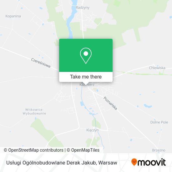 Usługi Ogólnobudowlane Derak Jakub map