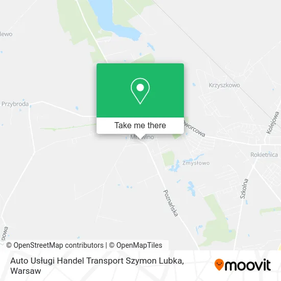 Карта Auto Usługi Handel Transport Szymon Lubka