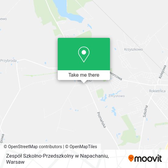 Zespół Szkolno-Przedszkolny w Napachaniu map