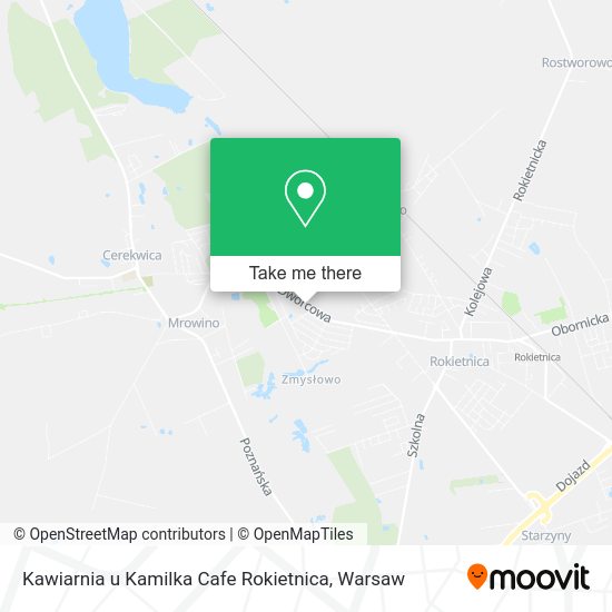 Kawiarnia u Kamilka Cafe Rokietnica map