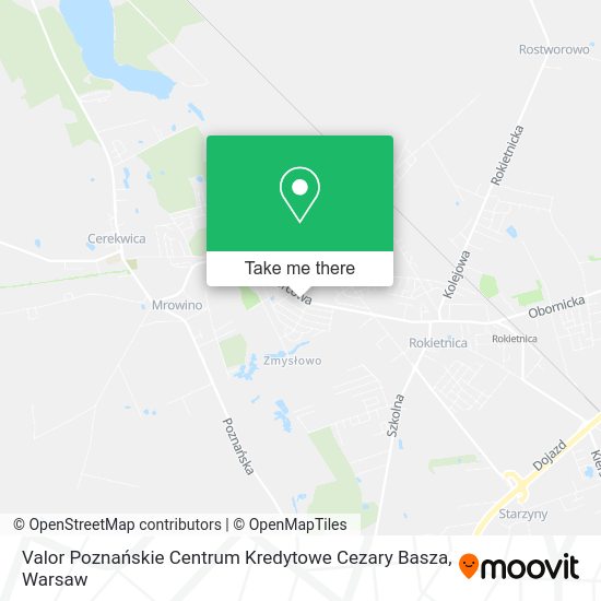 Valor Poznańskie Centrum Kredytowe Cezary Basza map