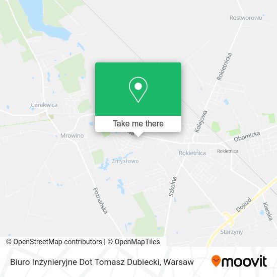 Biuro Inżynieryjne Dot Tomasz Dubiecki map