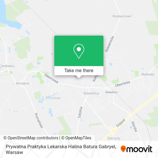 Prywatna Praktyka Lekarska Halina Batura Gabryel map