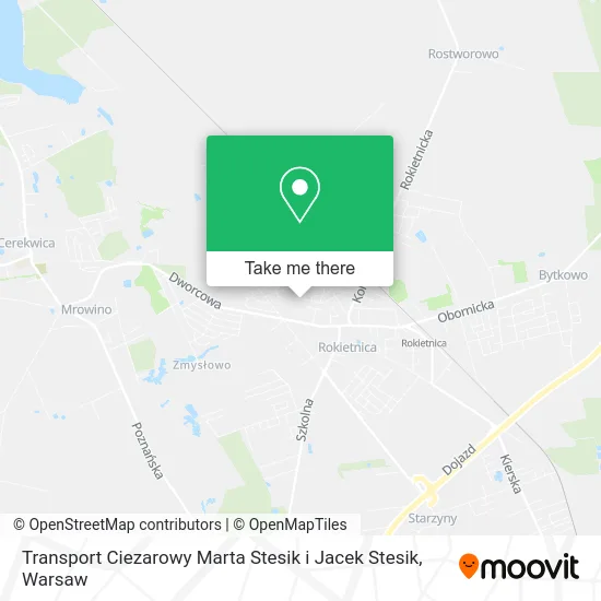 Карта Transport Ciezarowy Marta Stesik i Jacek Stesik