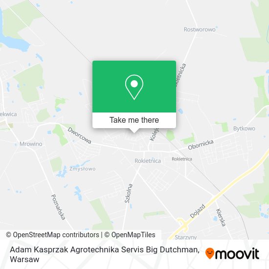 Adam Kasprzak Agrotechnika Servis Big Dutchman map