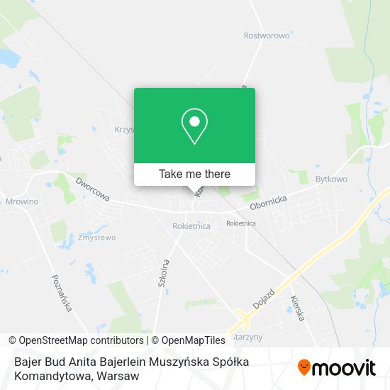 Bajer Bud Anita Bajerlein Muszyńska Spółka Komandytowa map