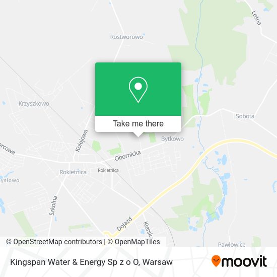 Kingspan Water & Energy Sp z o O map