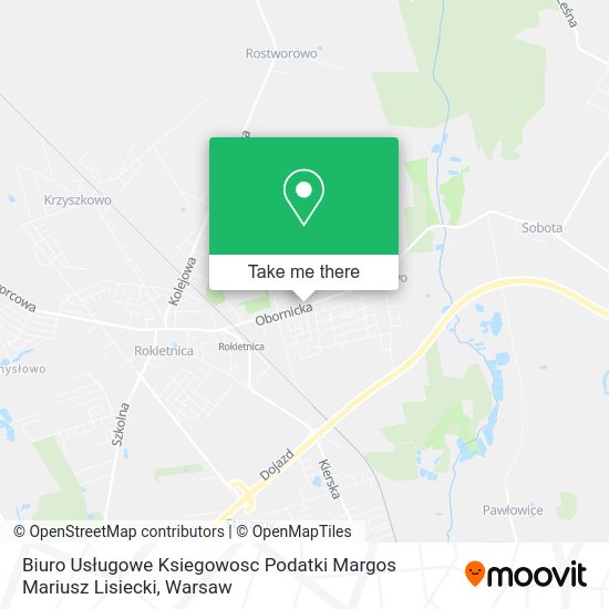 Biuro Usługowe Ksiegowosc Podatki Margos Mariusz Lisiecki map