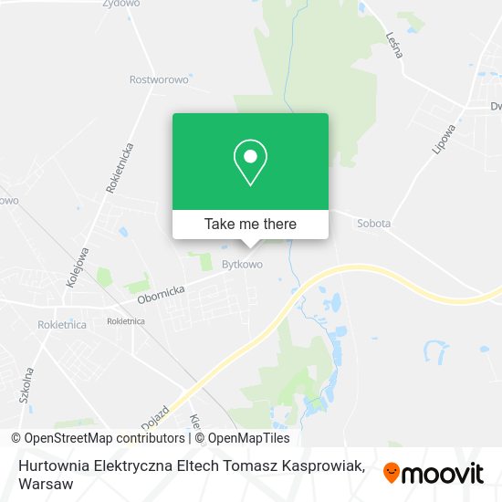 Hurtownia Elektryczna Eltech Tomasz Kasprowiak map