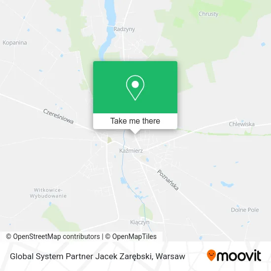 Карта Global System Partner Jacek Zarębski