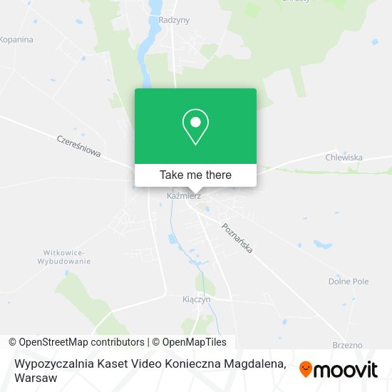 Wypozyczalnia Kaset Video Konieczna Magdalena map