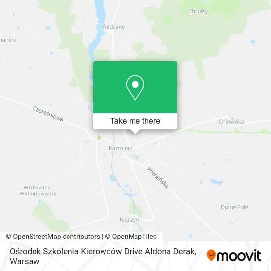 Карта Ośrodek Szkolenia Kierowców Drive Aldona Derak
