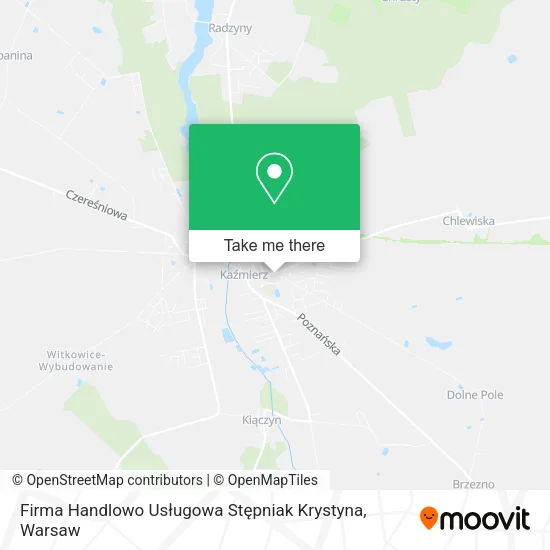 Карта Firma Handlowo Usługowa Stępniak Krystyna