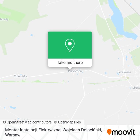 Monter Instalacji Elektrycznej Wojciech Dolaciński map