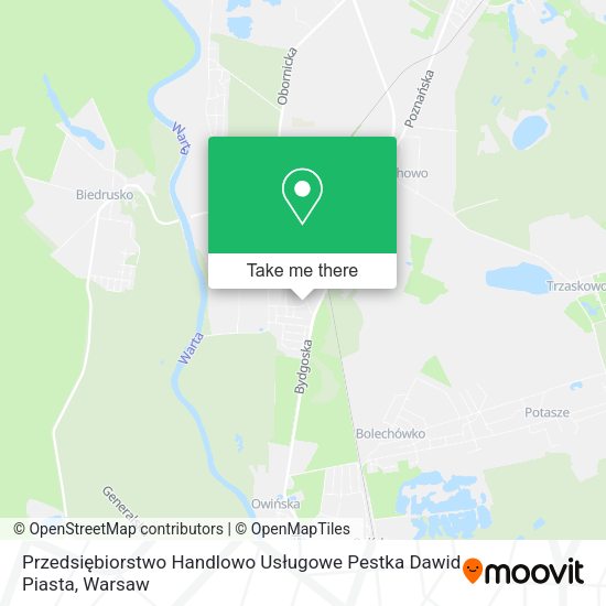 Przedsiębiorstwo Handlowo Usługowe Pestka Dawid Piasta map