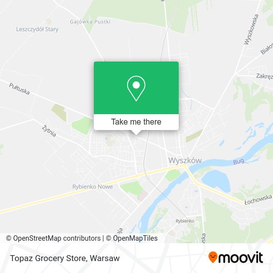 Topaz Grocery Store map