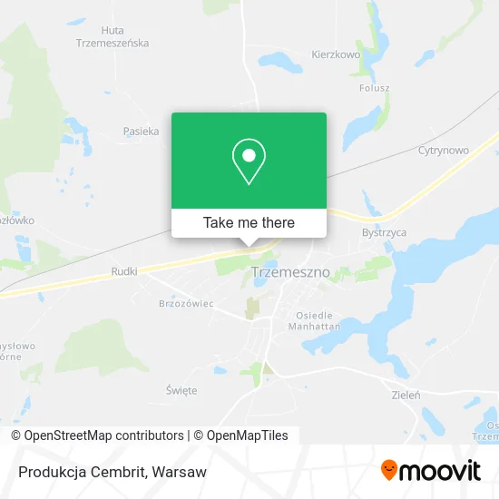 Карта Produkcja Cembrit