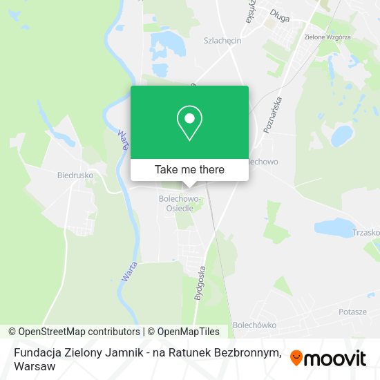 Fundacja Zielony Jamnik - na Ratunek Bezbronnym map