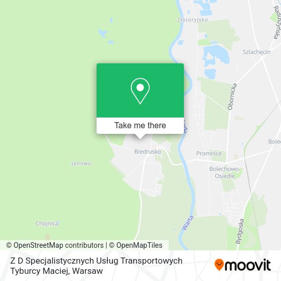 Z D Specjalistycznych Usług Transportowych Tyburcy Maciej map