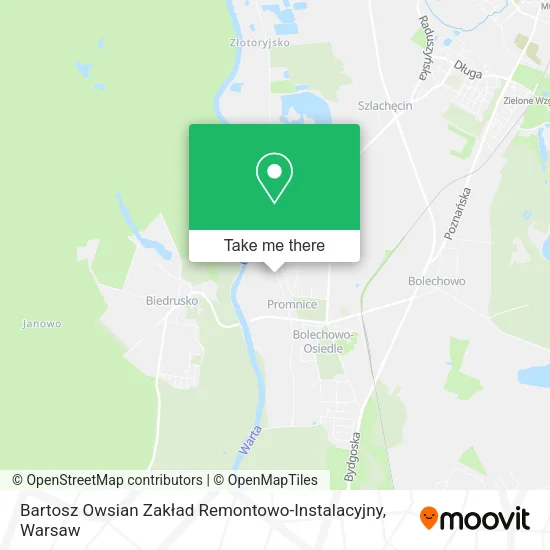 Карта Bartosz Owsian Zakład Remontowo-Instalacyjny