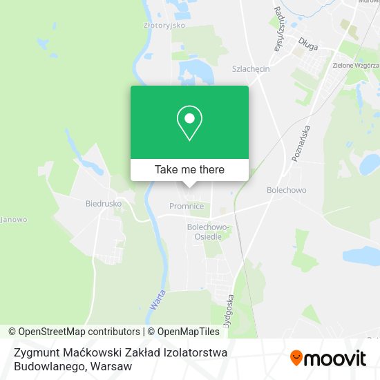 Zygmunt Maćkowski Zakład Izolatorstwa Budowlanego map