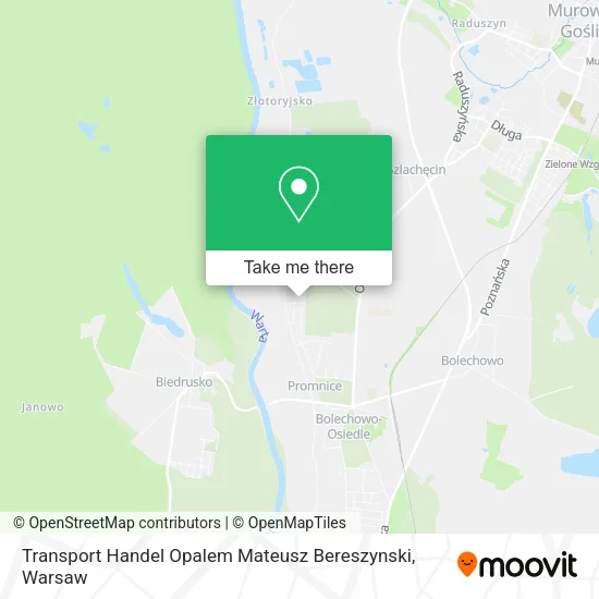 Карта Transport Handel Opalem Mateusz Bereszynski