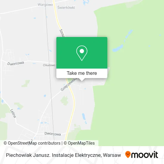 Карта Piechowiak Janusz. Instalacje Elektryczne