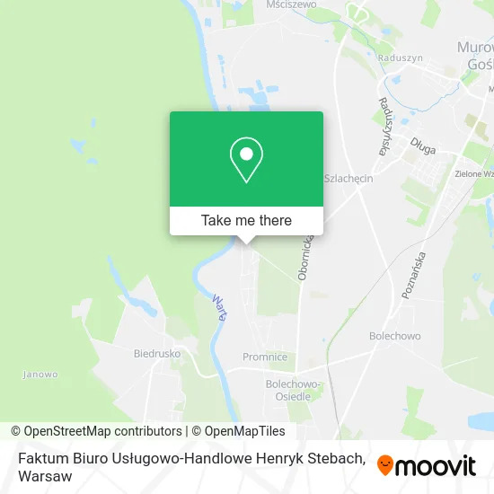Карта Faktum Biuro Usługowo-Handlowe Henryk Stebach