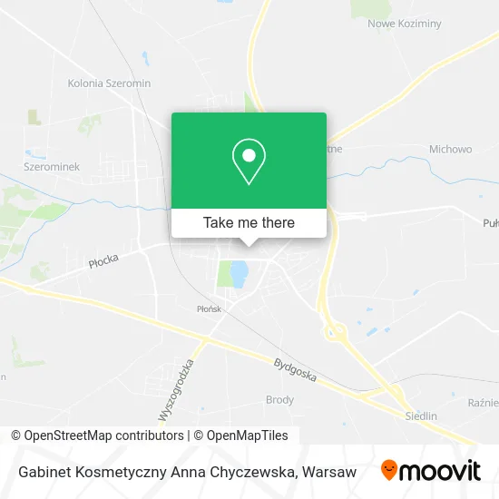 Gabinet Kosmetyczny Anna Chyczewska map