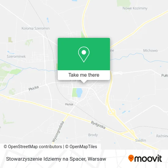 Stowarzyszenie Idziemy na Spacer map
