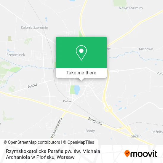 Rzymskokatolicka Parafia pw. św. Michała Archanioła w Płońsku map