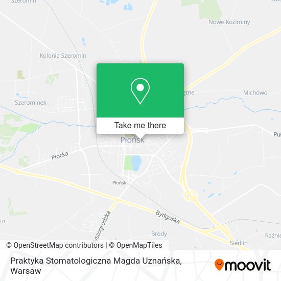 Praktyka Stomatologiczna Magda Uznańska map