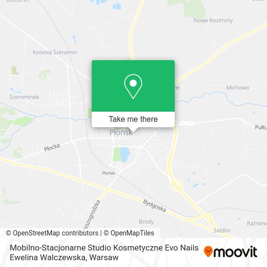 Mobilno-Stacjonarne Studio Kosmetyczne Evo Nails Ewelina Walczewska map