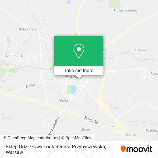 Sklep Odziezowy Look Renata Przybyszewska map