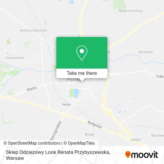 Карта Sklep Odziezowy Look Renata Przybyszewska