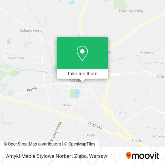 Antyki Meble Stylowe Norbert Zięba map