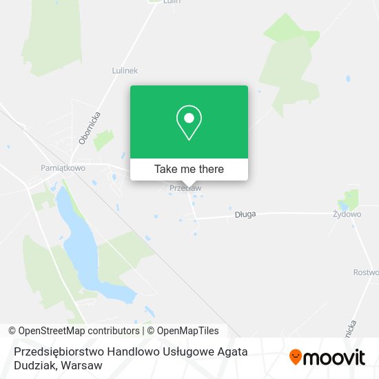 Przedsiębiorstwo Handlowo Usługowe Agata Dudziak map