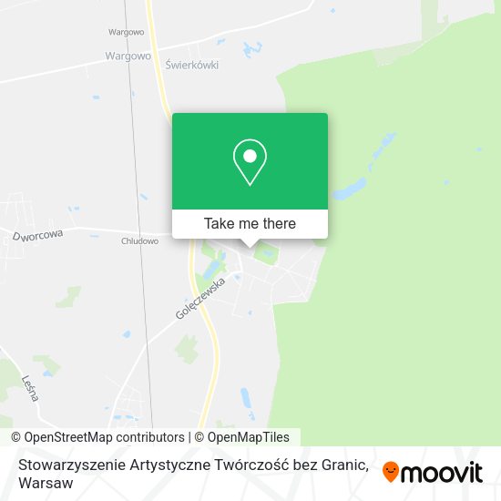 Stowarzyszenie Artystyczne Twórczość bez Granic map