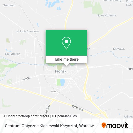 Centrum Optyczne Kleniewski Krzysztof map