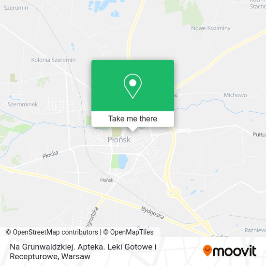 Na Grunwaldzkiej. Apteka. Leki Gotowe i Recepturowe map