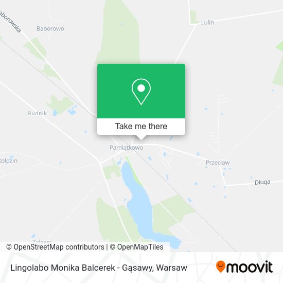 Lingolabo Monika Balcerek - Gąsawy map