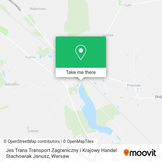 Карта Jes Trans Transport Zagraniczny i Krajowy Handel Stachowiak Janusz