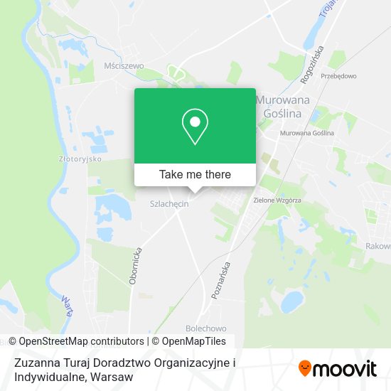 Zuzanna Turaj Doradztwo Organizacyjne i Indywidualne map