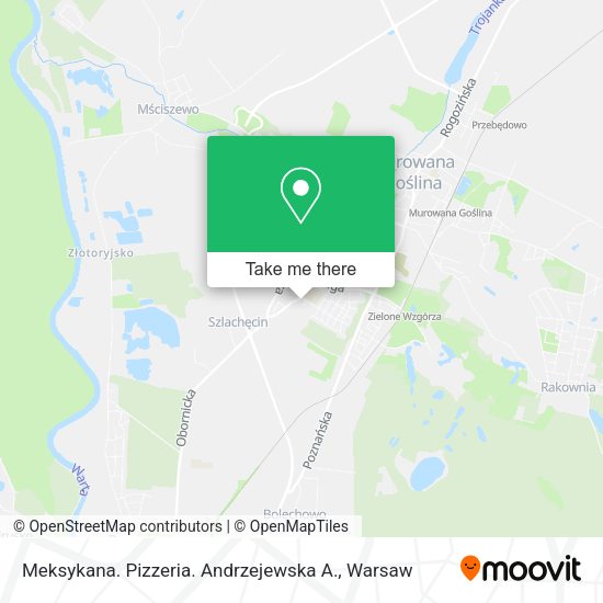 Meksykana. Pizzeria. Andrzejewska A. map