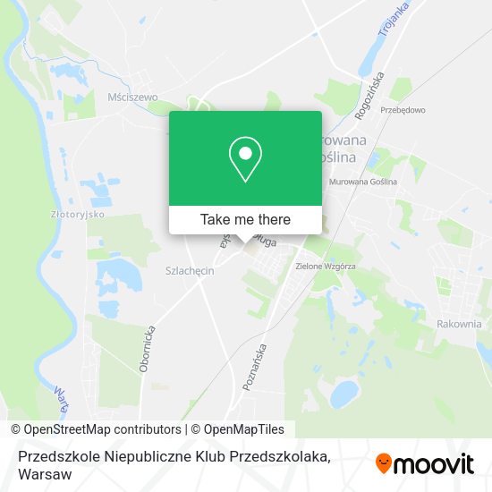 Карта Przedszkole Niepubliczne Klub Przedszkolaka