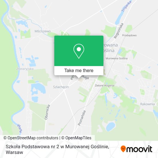 Szkoła Podstawowa nr 2 w Murowanej Goślinie map