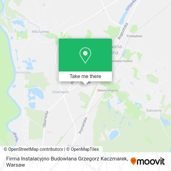 Firma Instalacyjno Budowlana Grzegorz Kaczmarek map