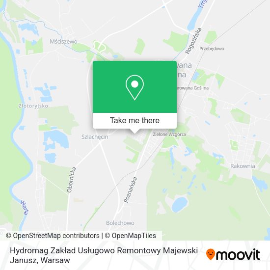 Hydromag Zakład Usługowo Remontowy Majewski Janusz map